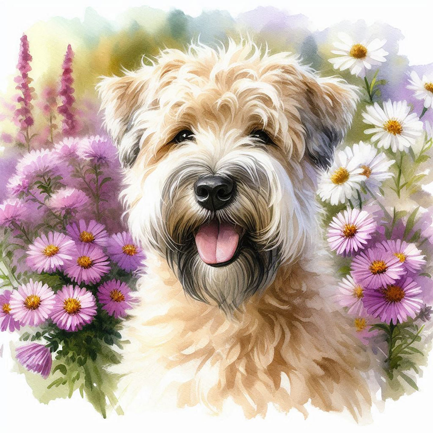 September Birth Flower Card
