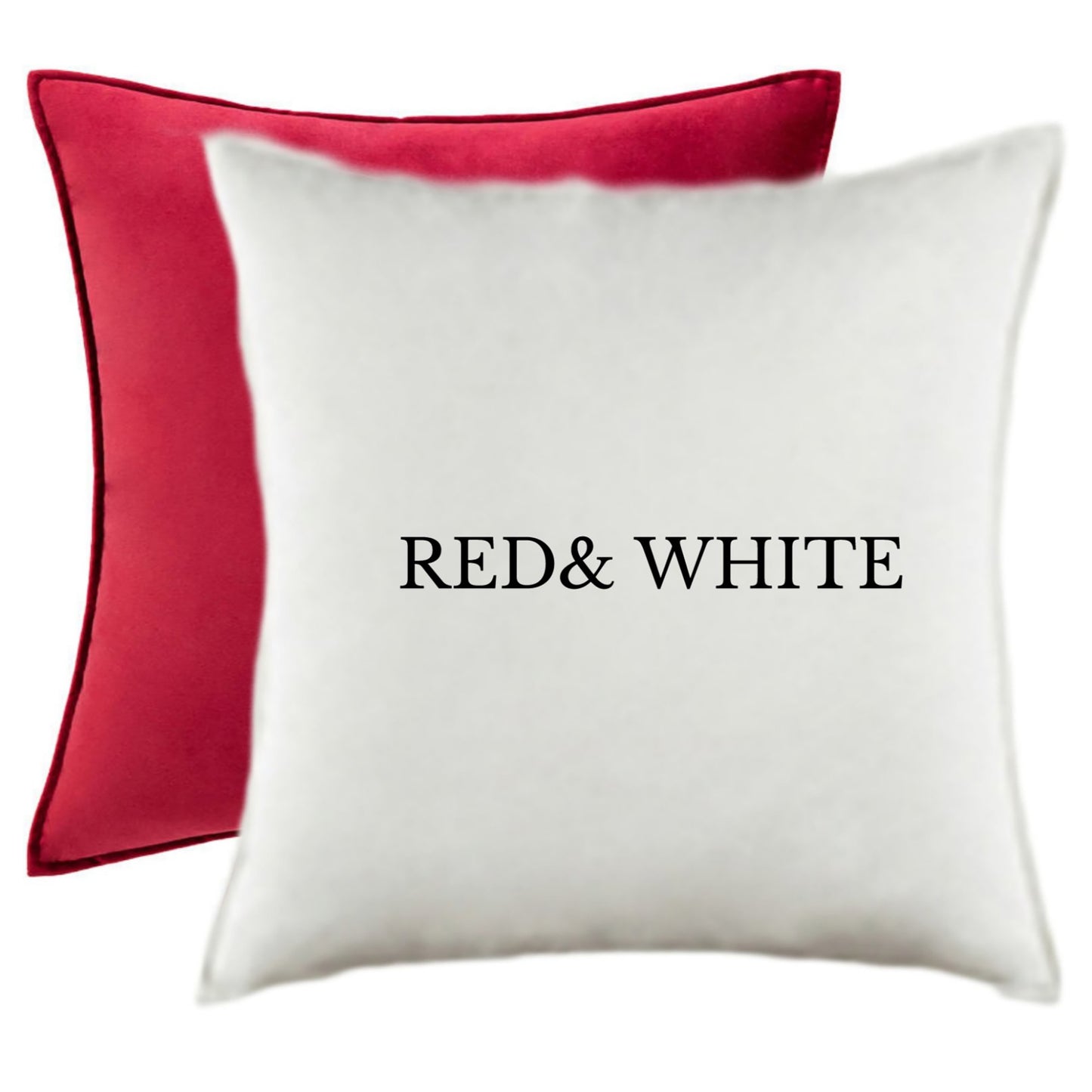 Velvet Two Colour Santa Wheaten Cushion