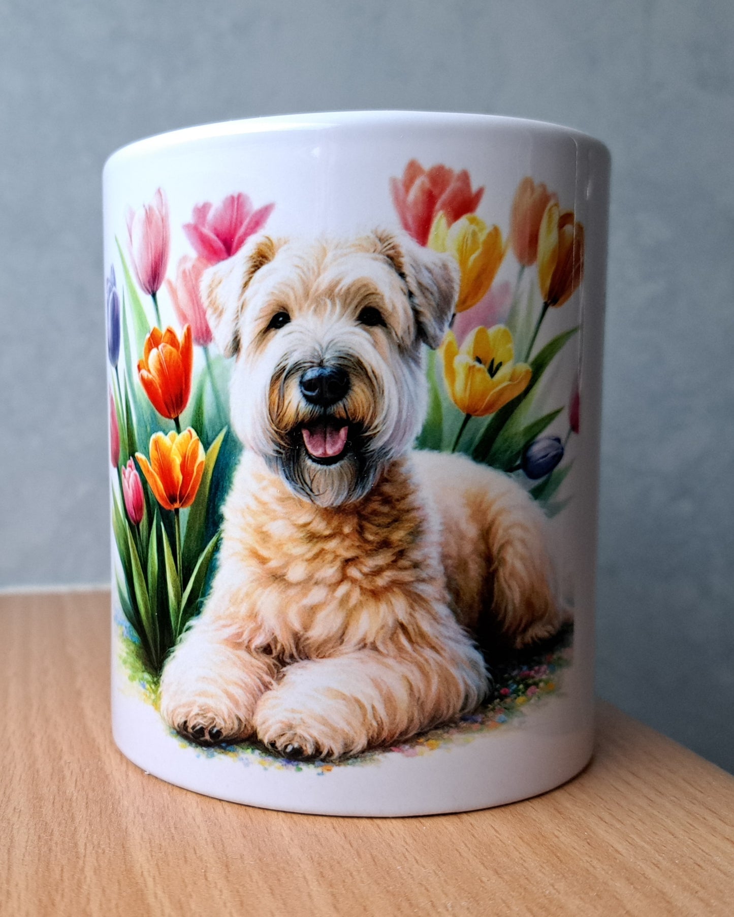 Wheaten & Tulips Pencil Pot