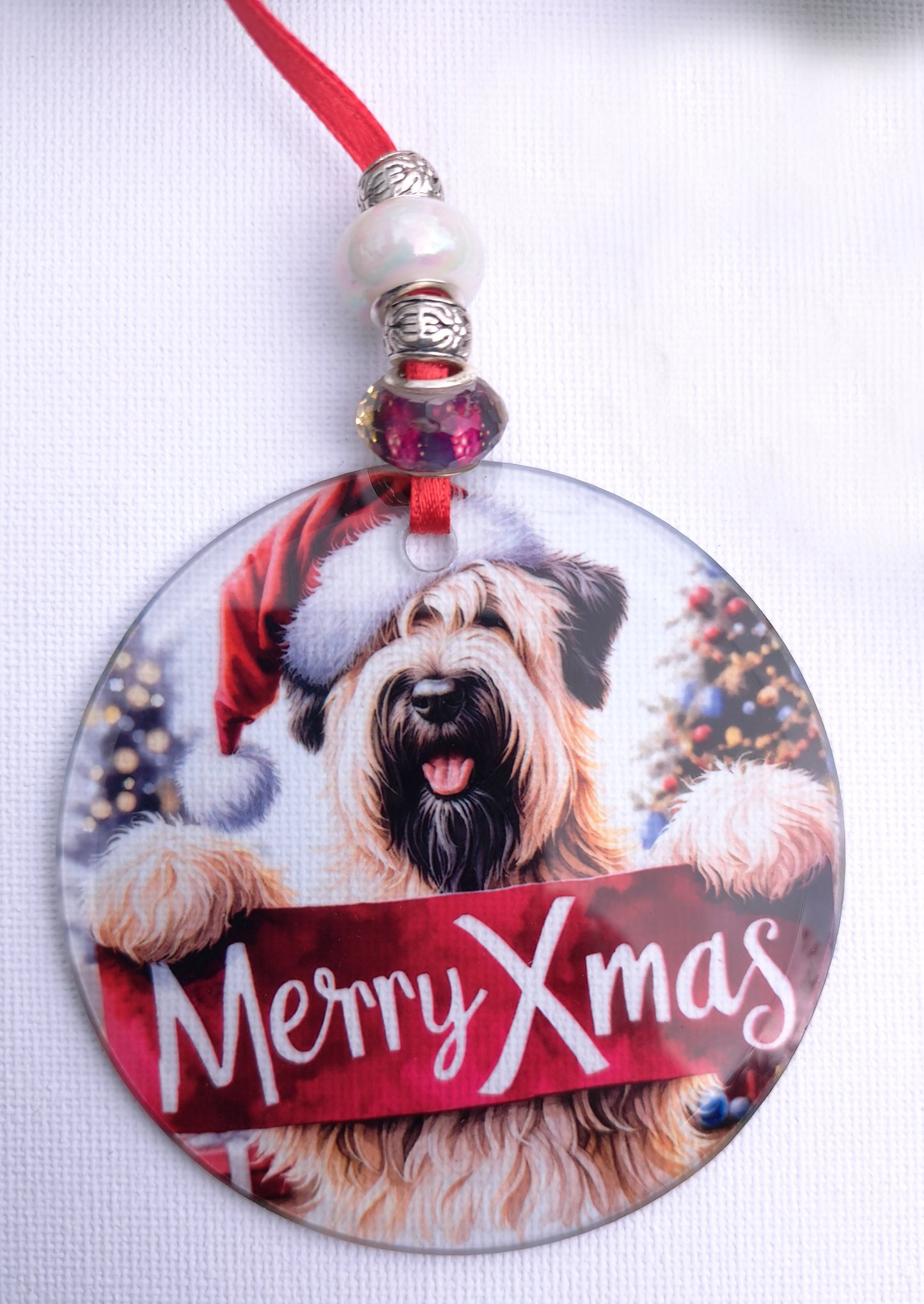 Merry Xmas Tree Light Catcher Decoration