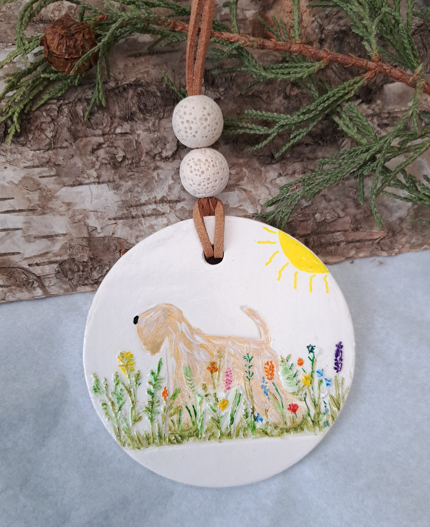Wheaten & Wild Flowers Clay & Volcanlc Lava Stone Diffuser
