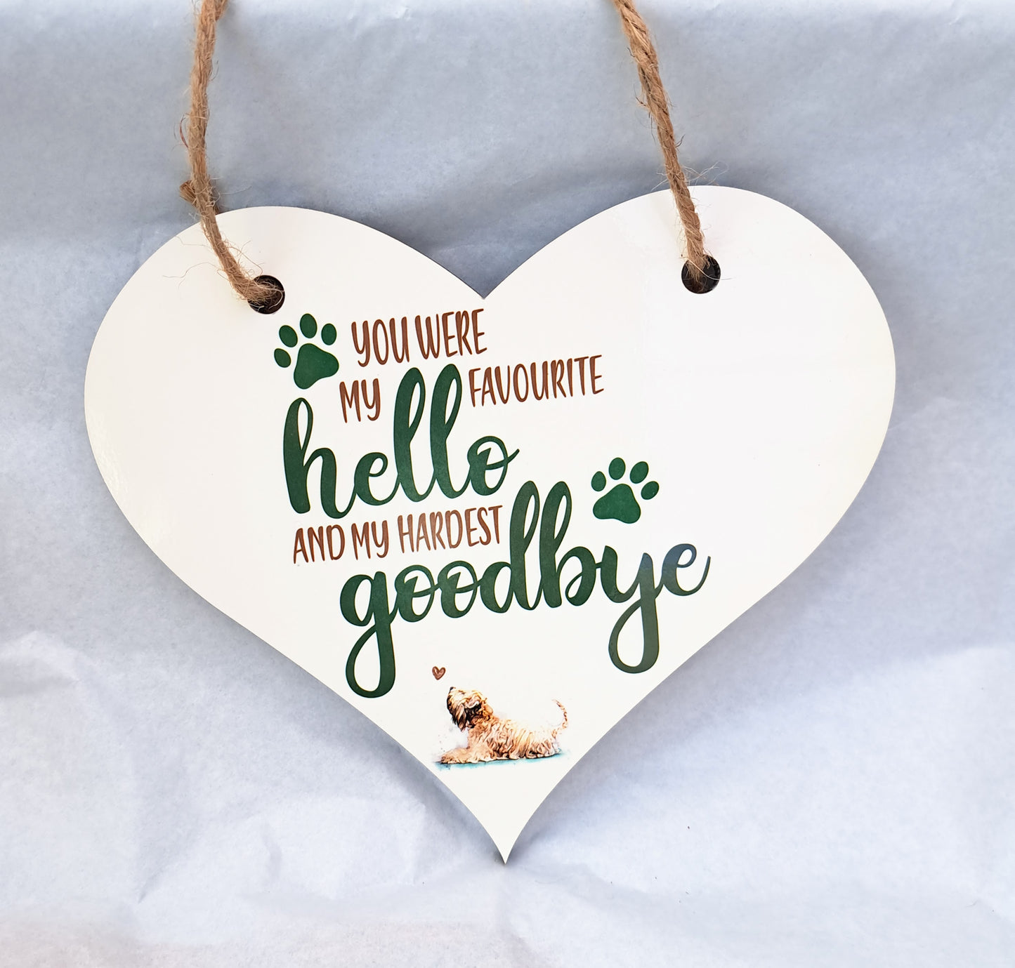 Soft Coated Wheaten Terrier Hardest Goodbye Heart