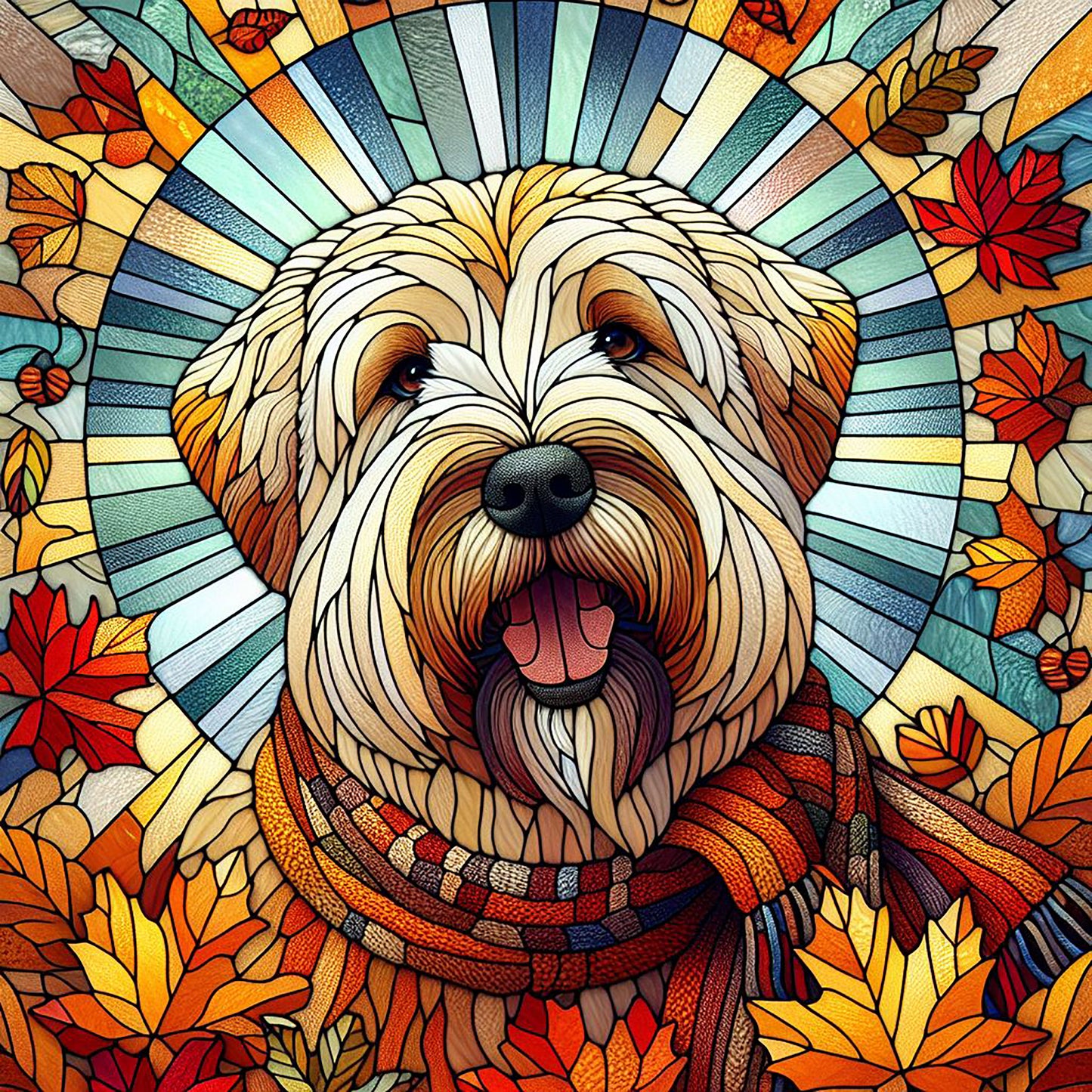 Wheaten Terrier Seasons Coasters