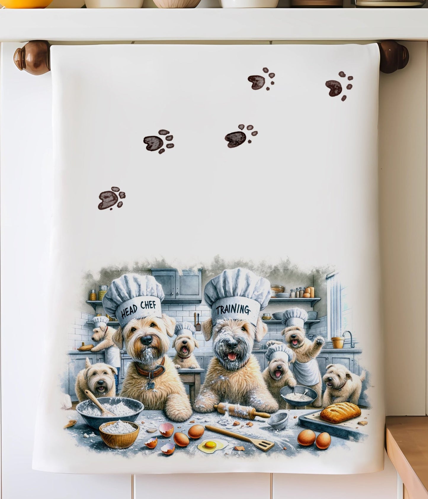 Kitchen Chaos Textured Chopping Board & Tea Towel Bundle