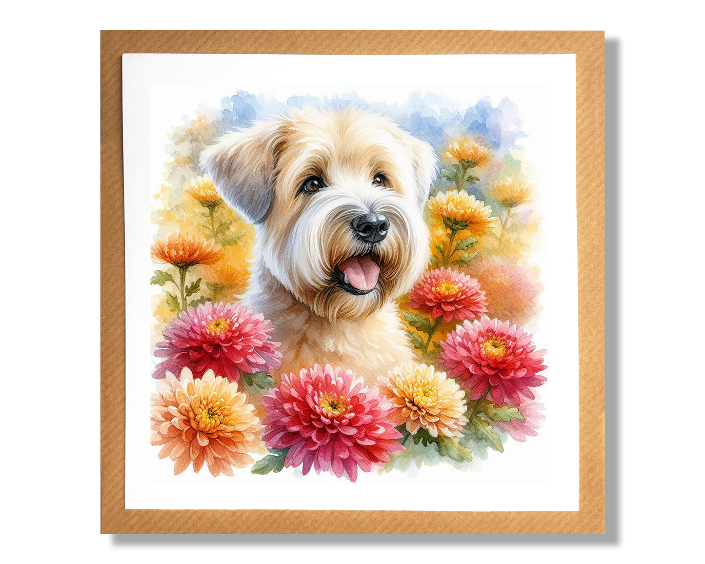 November Birth Flower Card