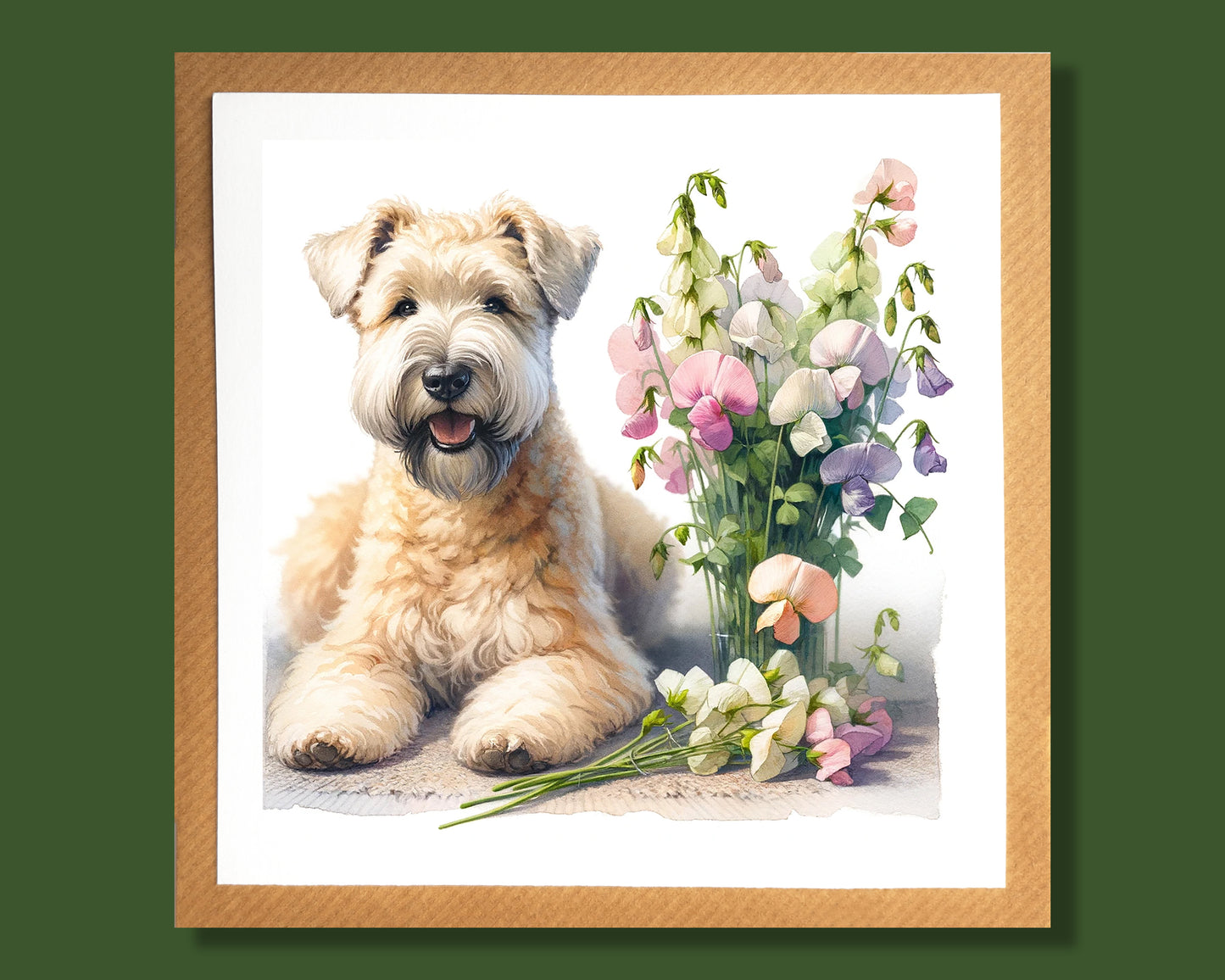 April Birth Flower Card