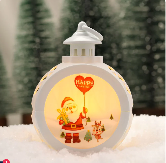 Wheaten Terrier White Lantern Light