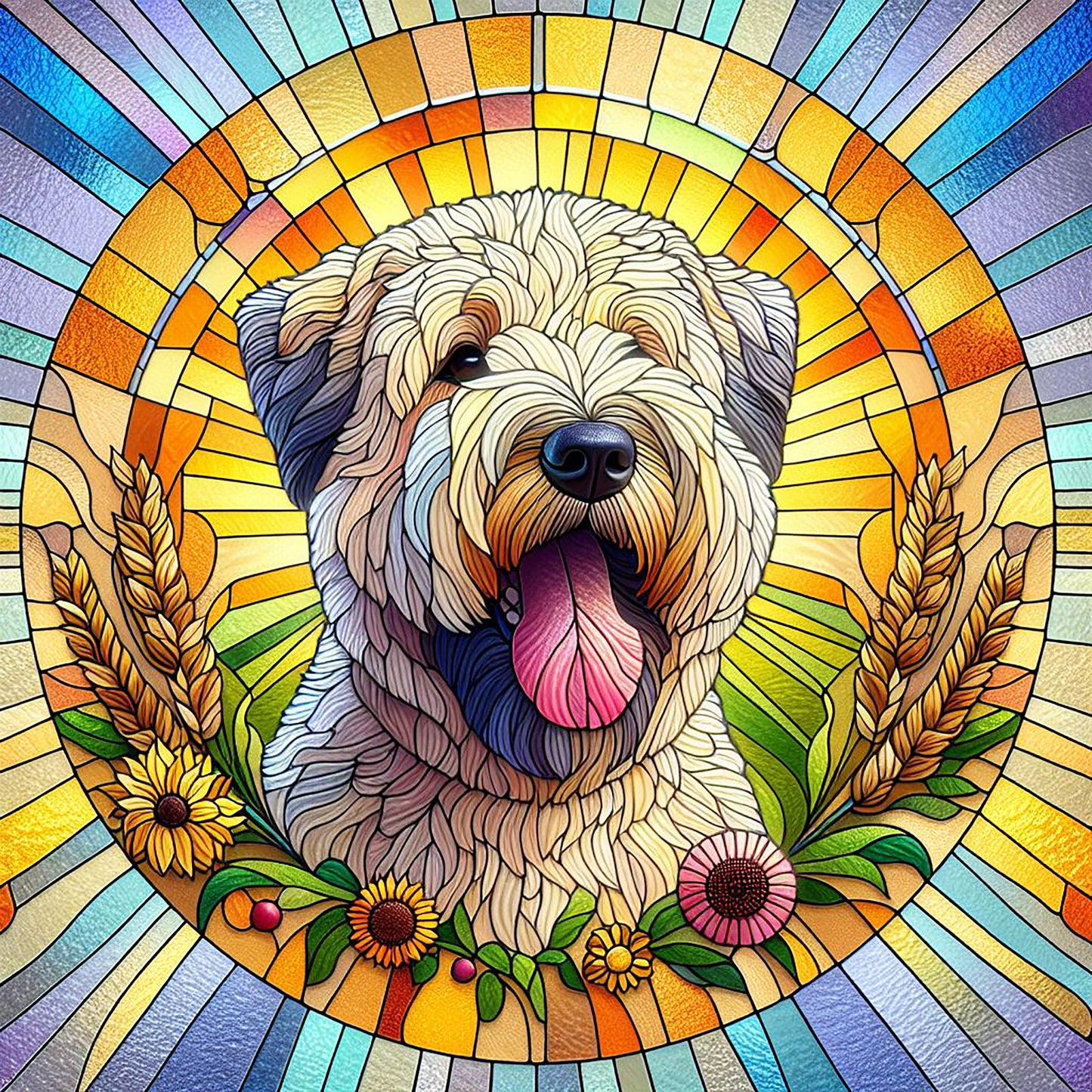 Wheaten Terrier Seasons Coasters