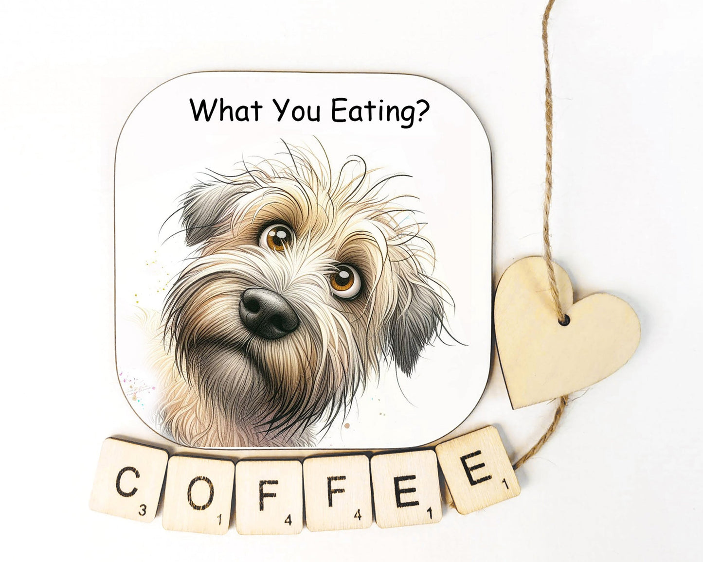 Soft Coated Wheaten Terrier What You Eating Coaster