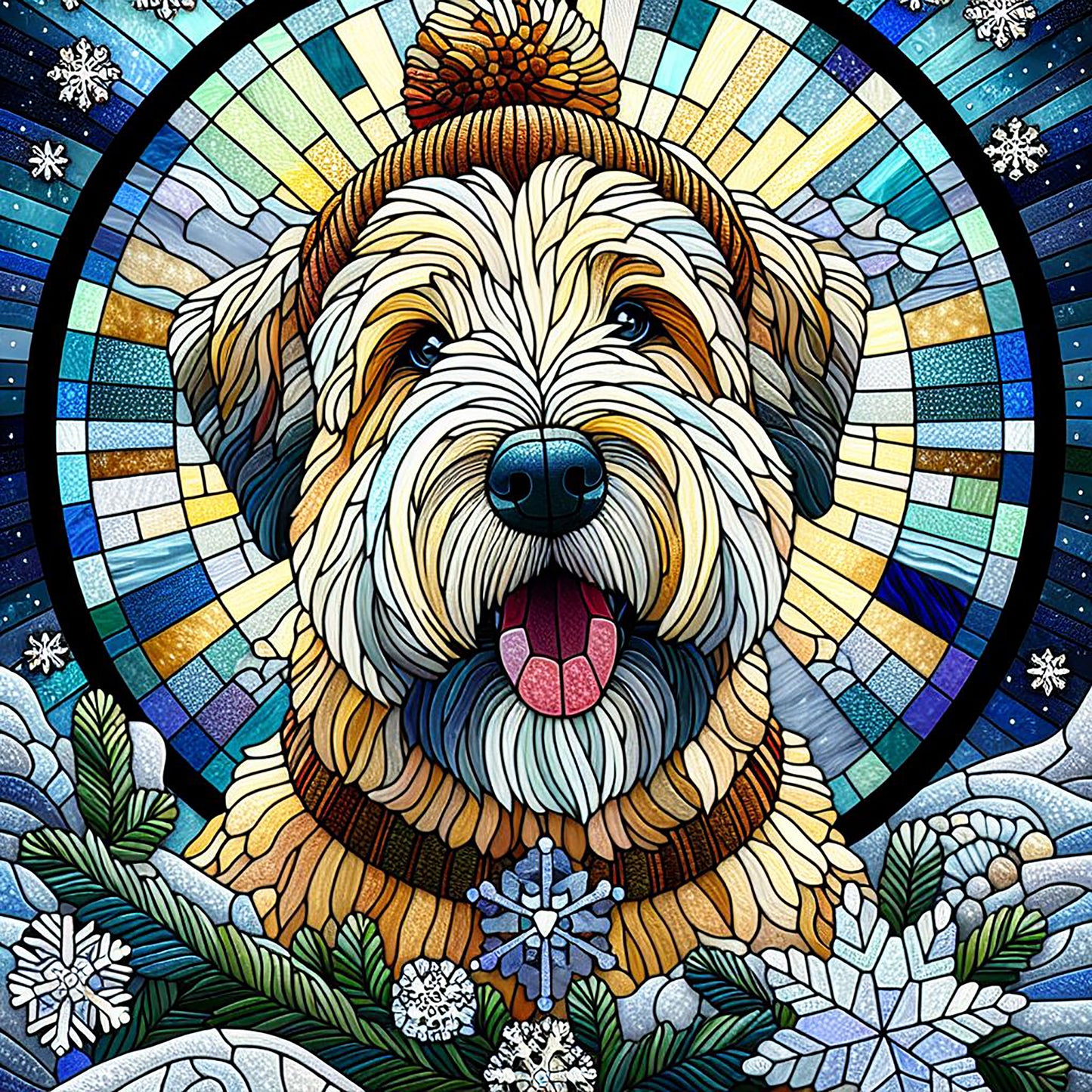 Wheaten Terrier Seasons Coasters