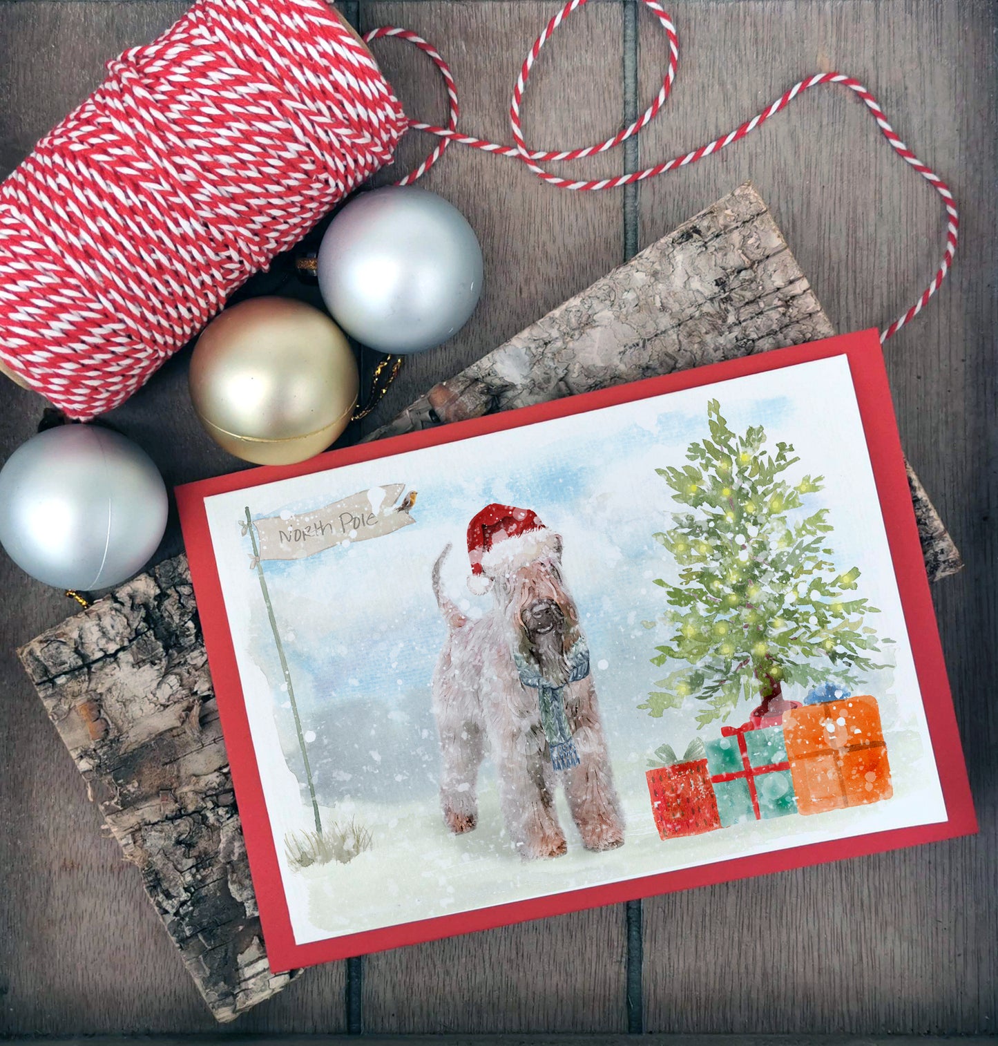 Winter Wheaten Card