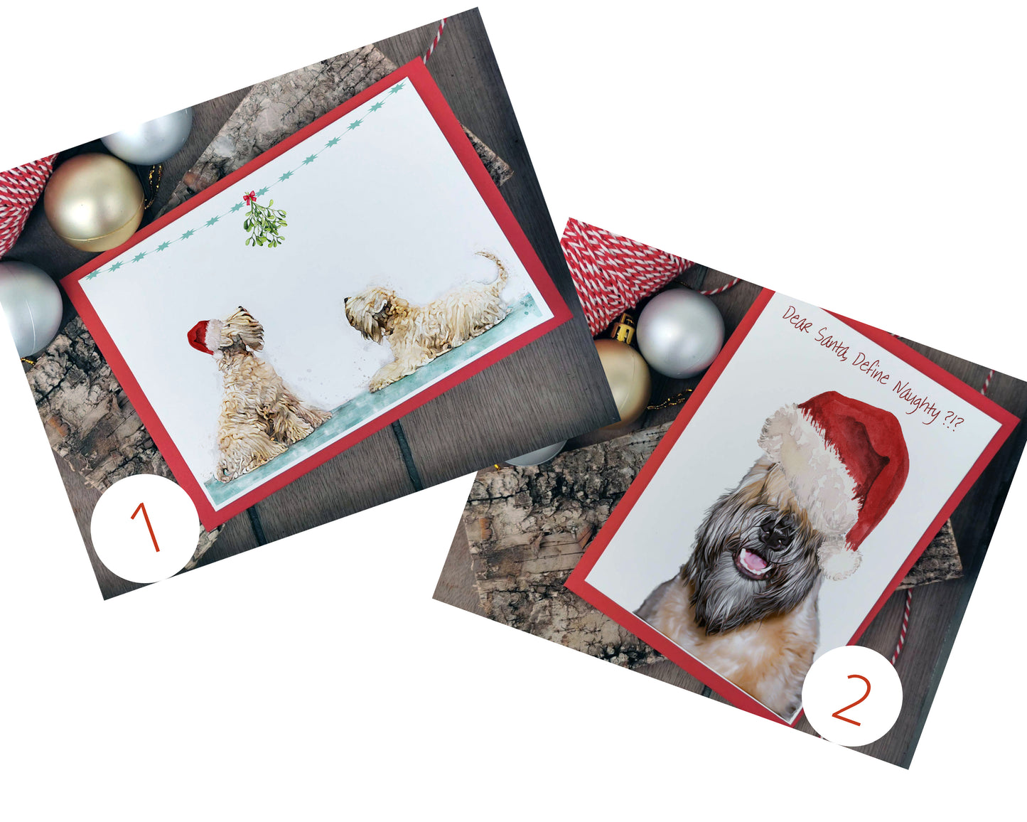 Wheaten Terrier Christmas Card Selection Pack of 10