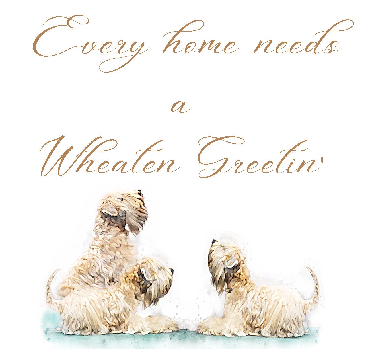 Soft Coated Wheaten Terrier Wheaten Rules Coasters