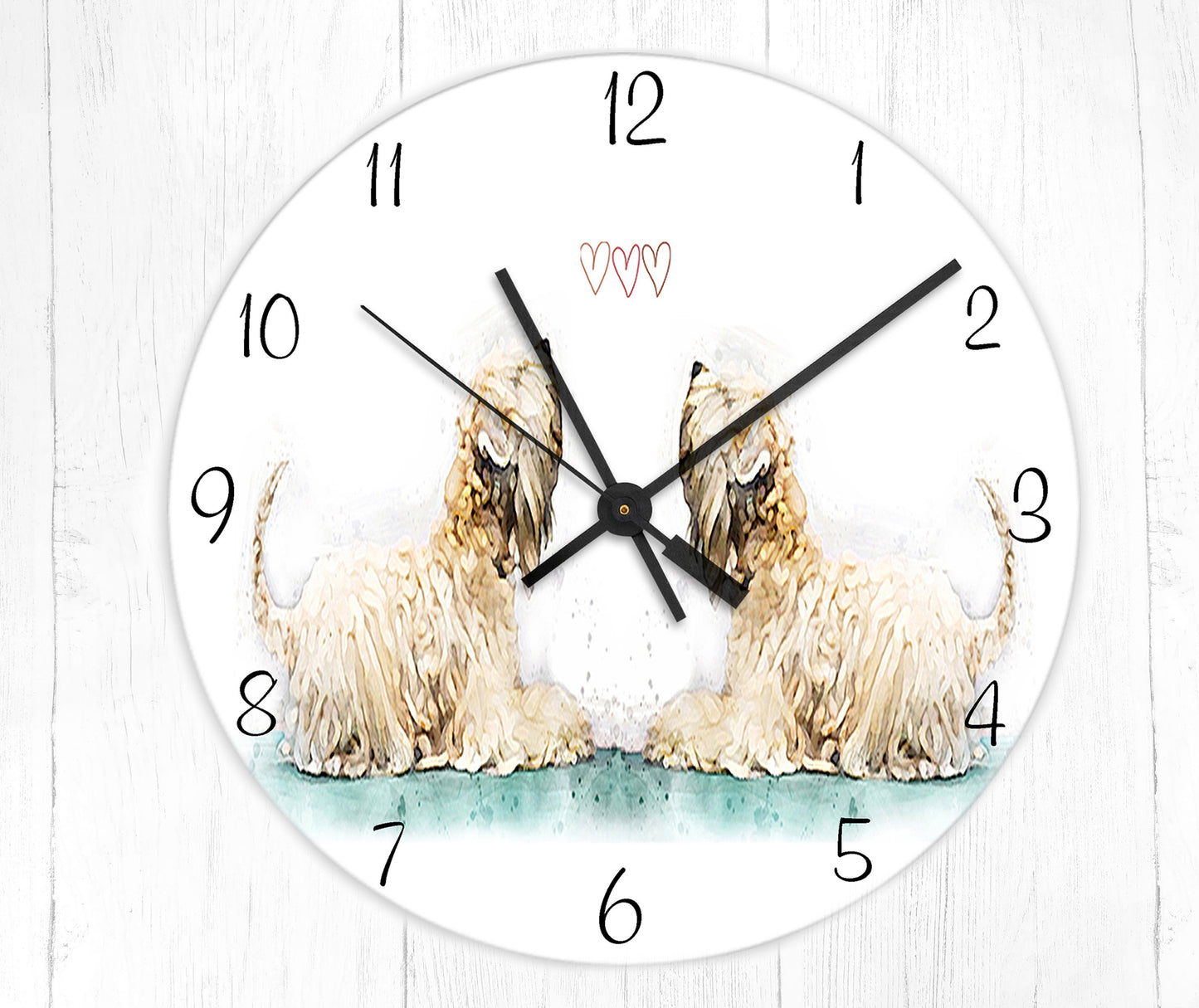 Soft Coated Wheaten Terrier Clock