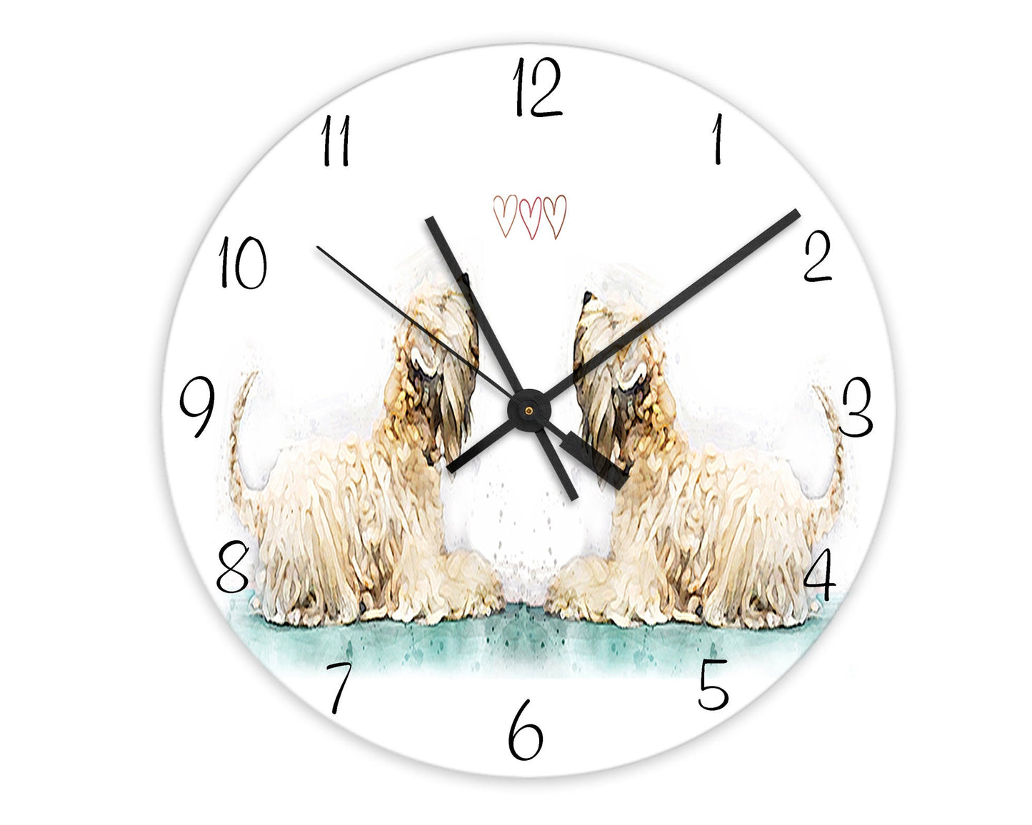 Soft Coated Wheaten Terrier Clock