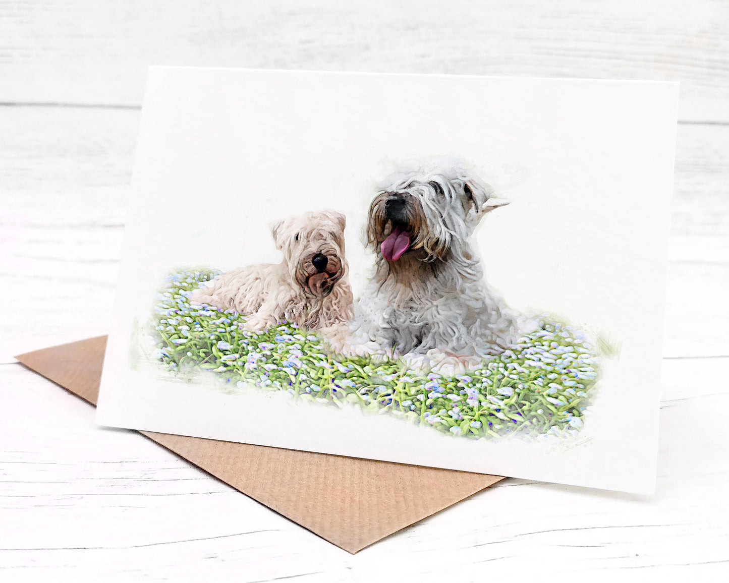 Soft Coated Wheaten Terrier Proud Daddy Card