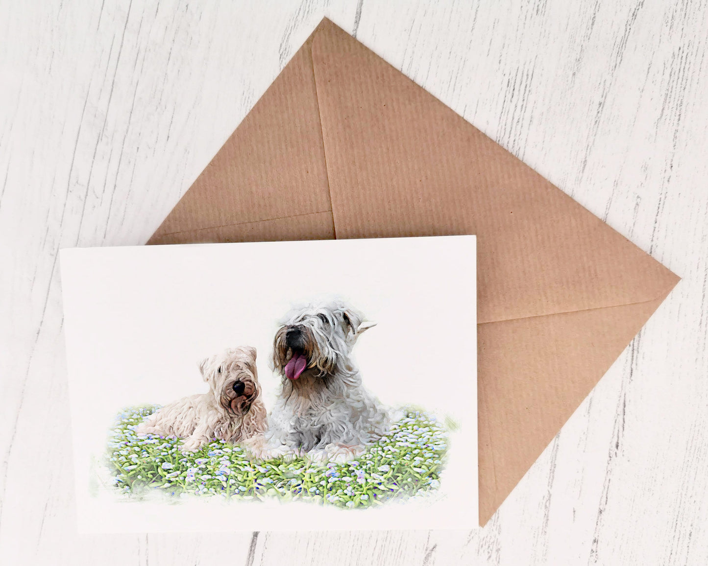 Soft Coated Wheaten Terrier Proud Daddy Card