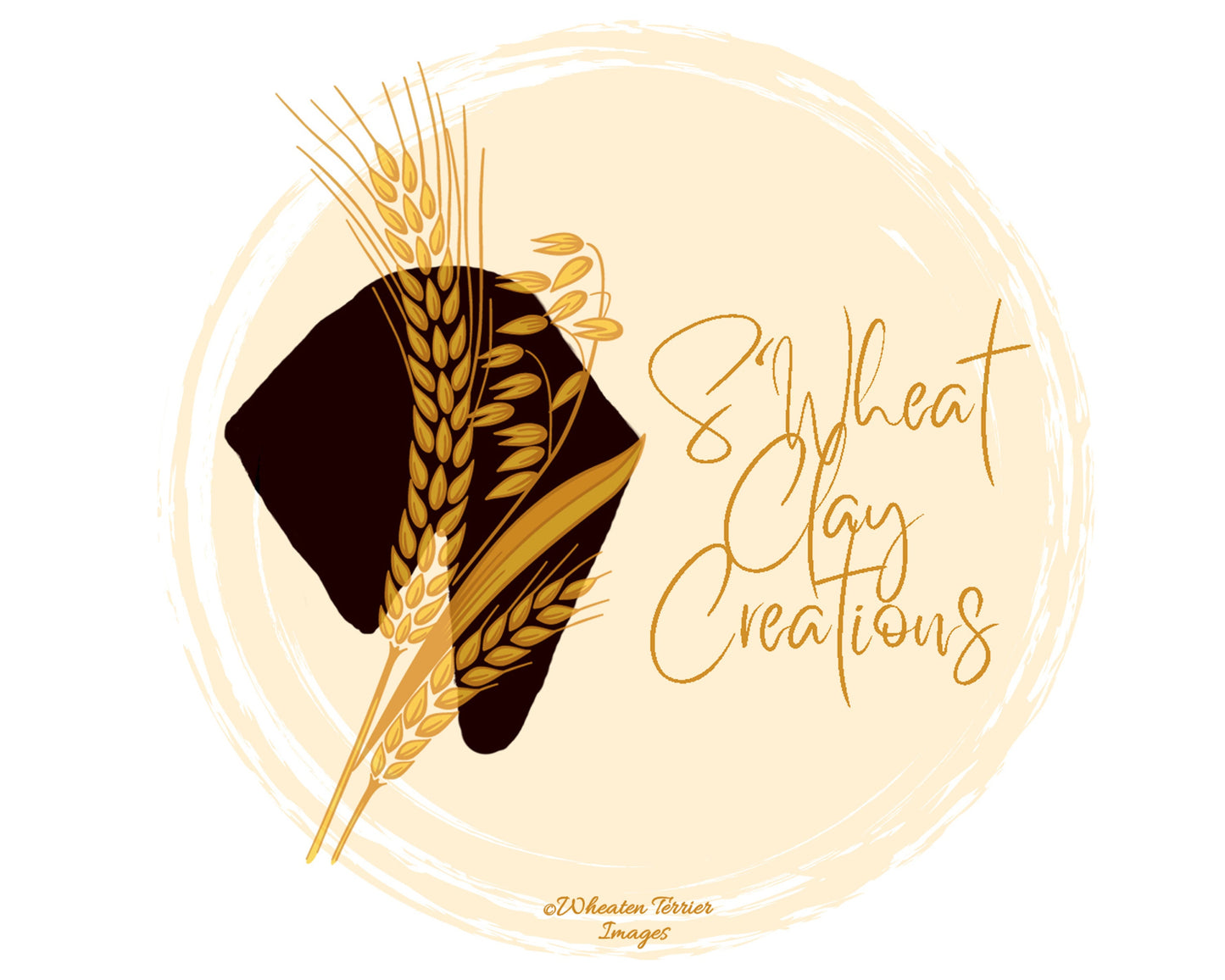 Running Wheaten Tree Decoration