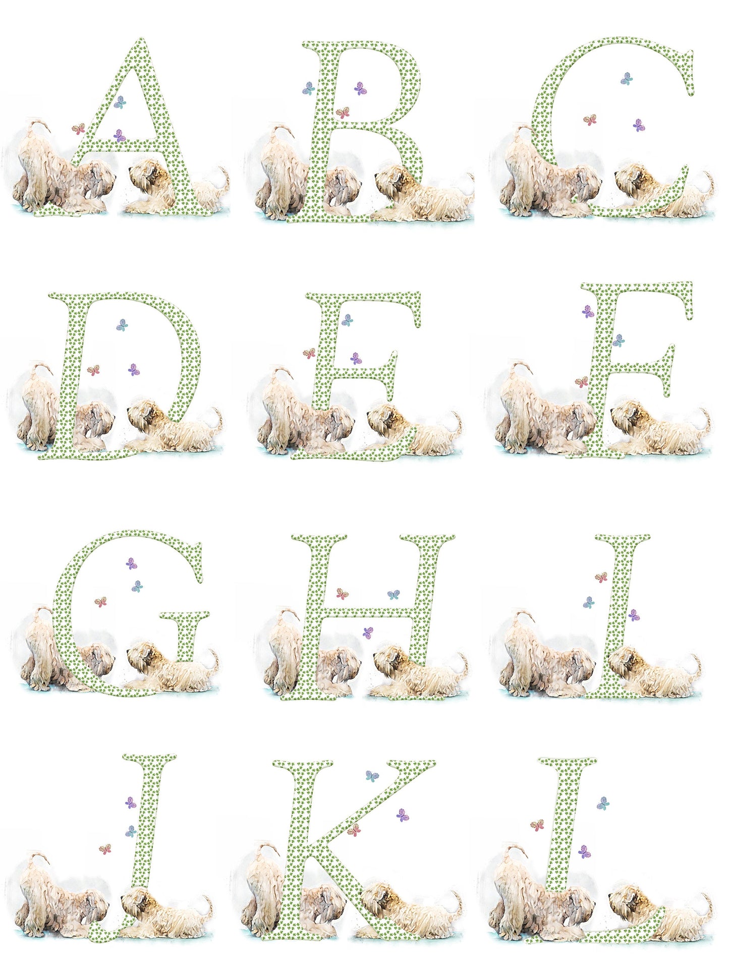 Soft Coated Wheaten Terrier Water Bottle