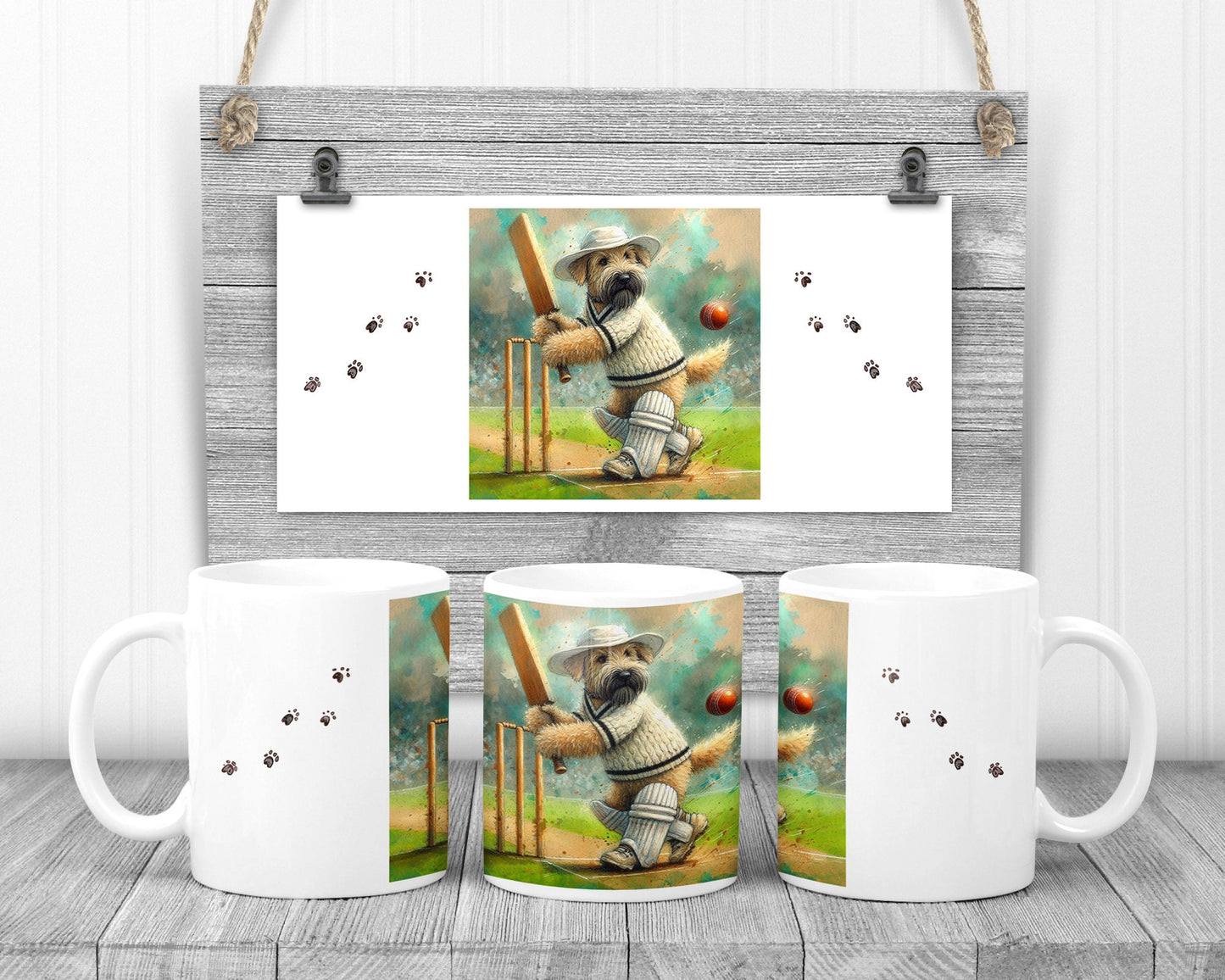 wheaten terrier cricket mug