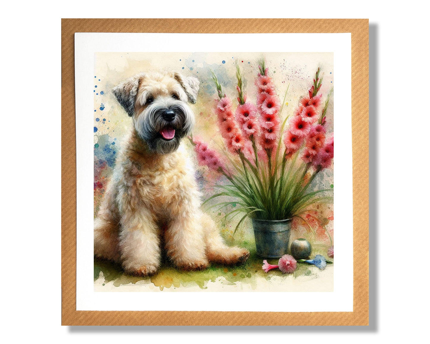 August Birth Flower Card