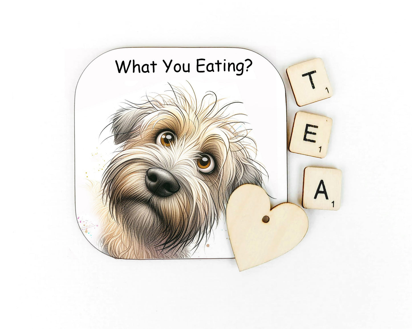 Soft Coated Wheaten Terrier What You Eating Coaster