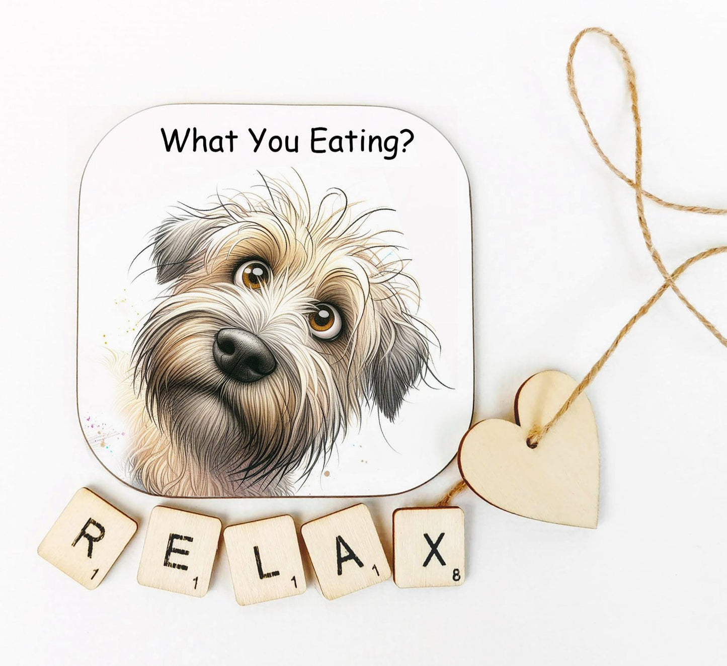 Soft Coated Wheaten Terrier What You Eating Coaster