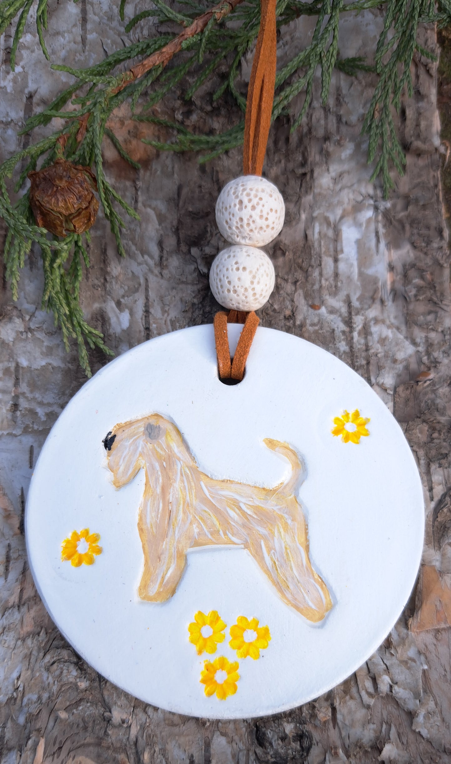 Wheaten & Flowers Clay & Volcanlc Lava Stone Diffuser