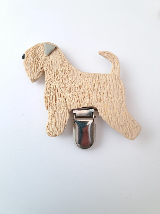 Wheaten Terrier Ring Clip