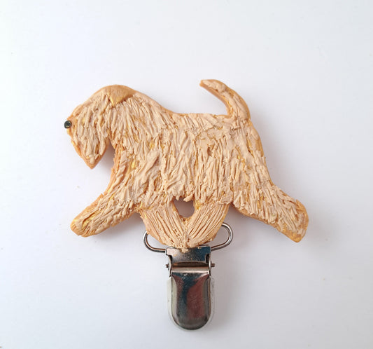 Soft Coated Wheaten Terrier Ring Clip