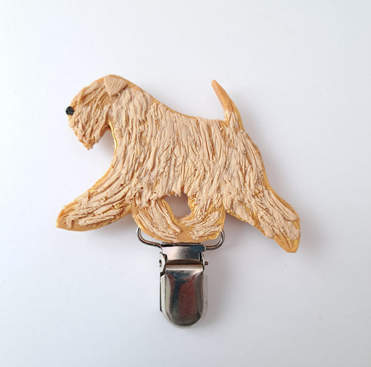 Wheaten Terrier Ring Clip