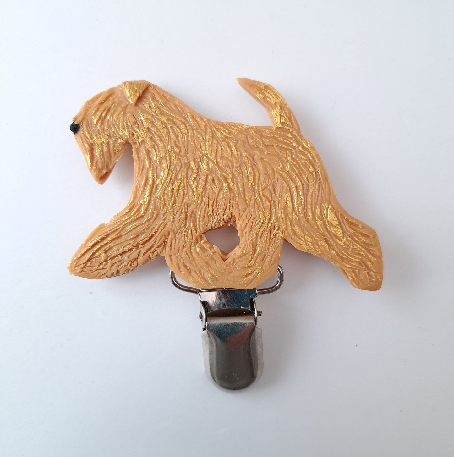 Wheaten Terrier Ring Clip
