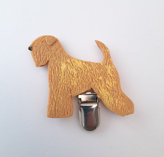 Wheaten Terrier Ring Clip