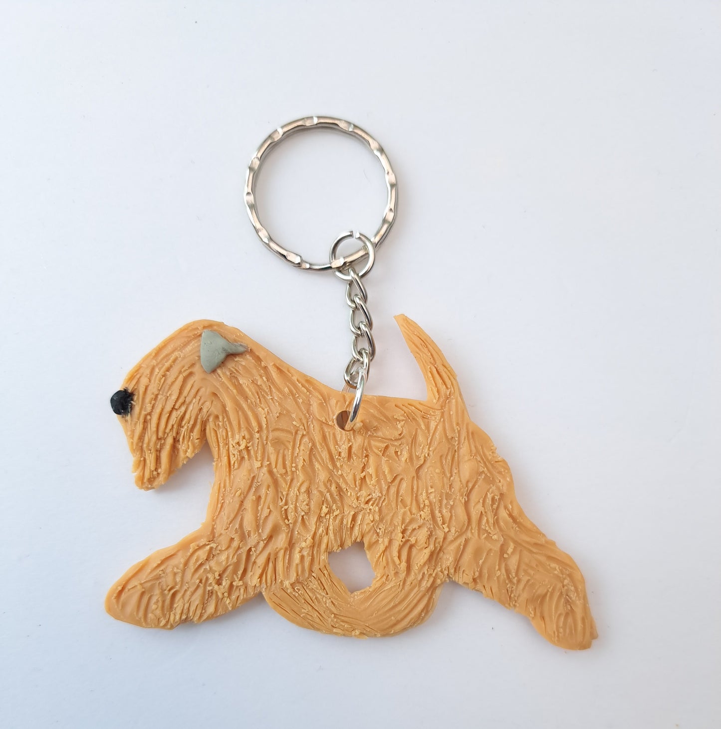 Wheaten Terrier Keychain
