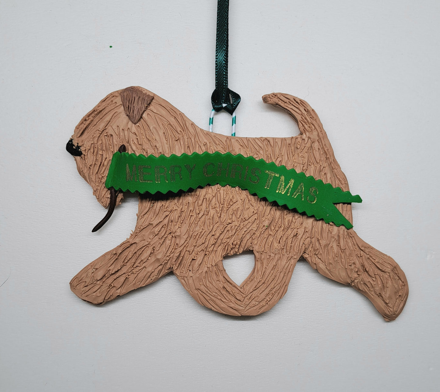 Wheaten Terrier Merry Christmas Tree Decoration