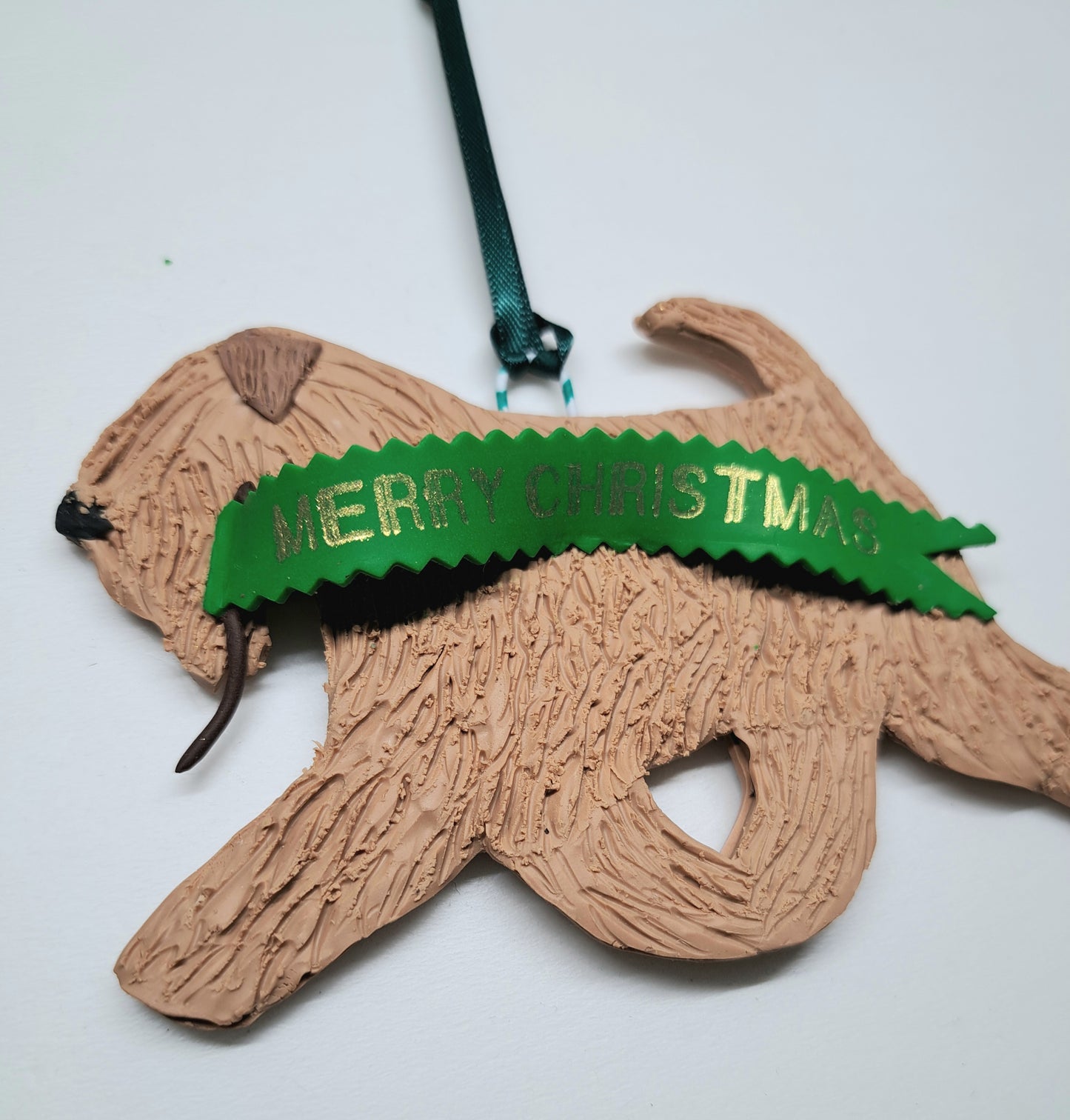 Wheaten Terrier Merry Christmas Tree Decoration