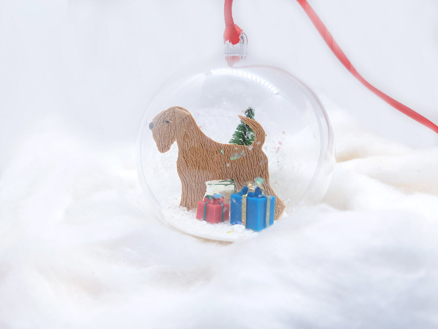 Wheaten Terrier Christmas Bauble