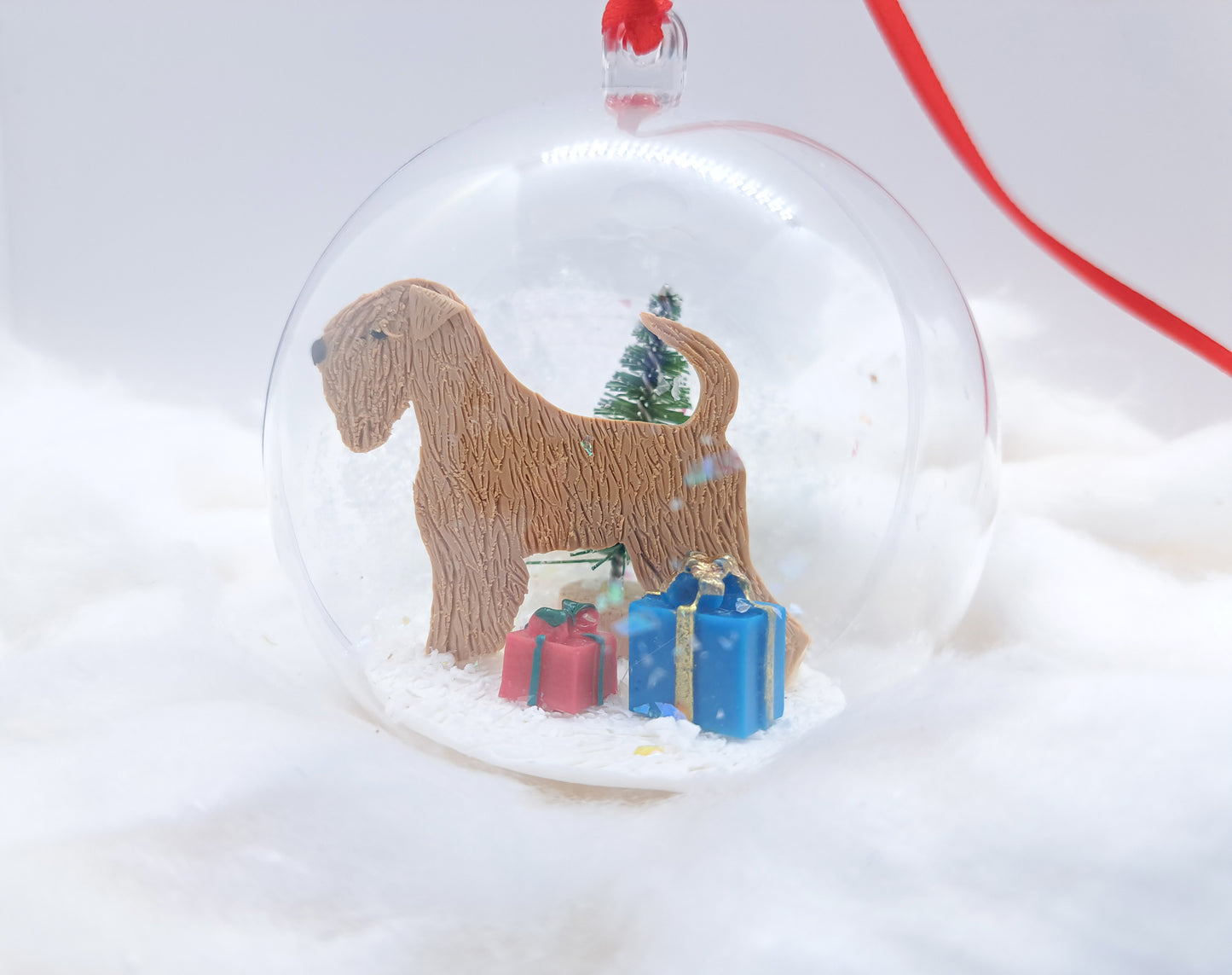 Wheaten Terrier Christmas Bauble