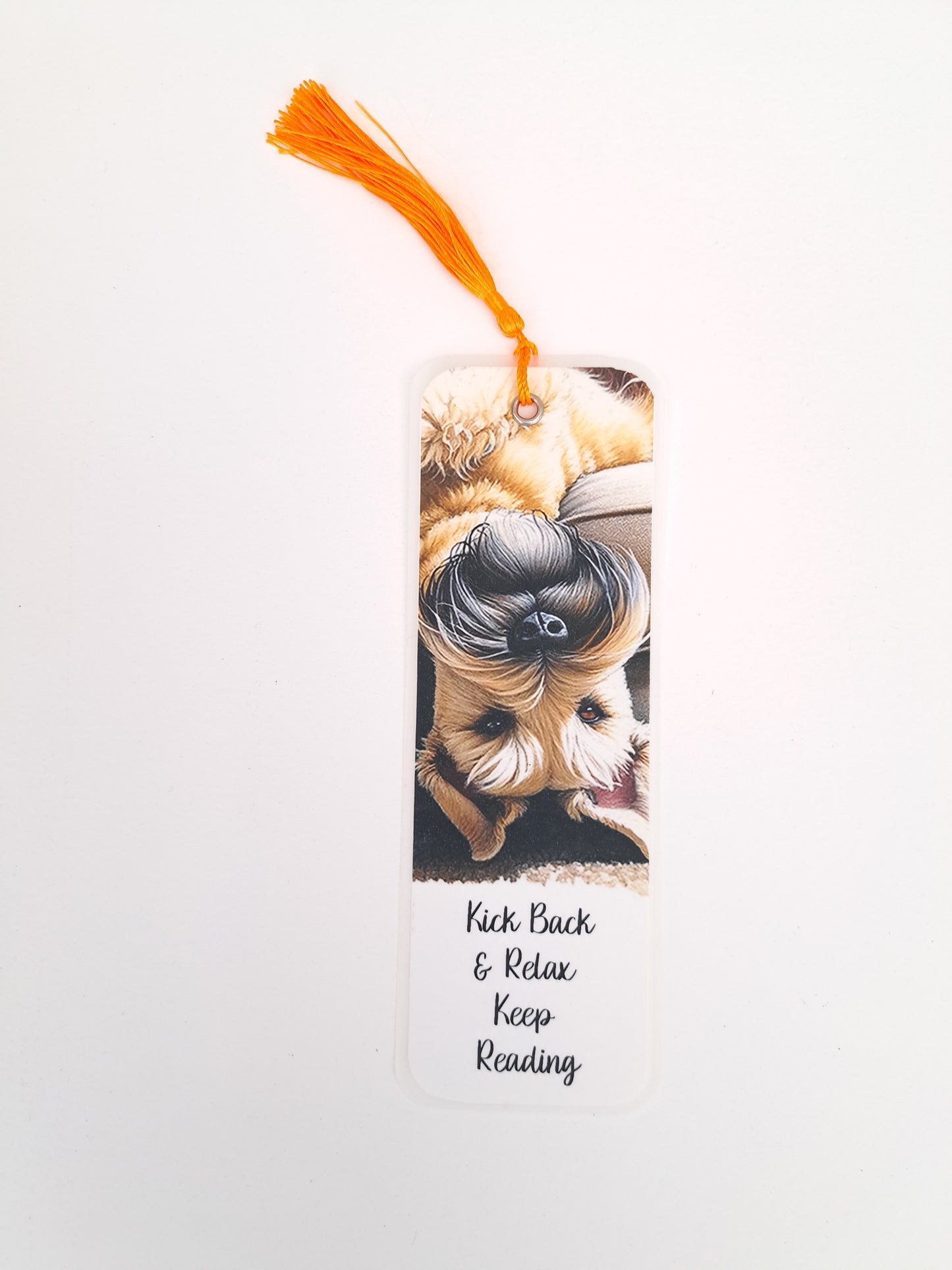 Kick Back Keep Reading Bookmark