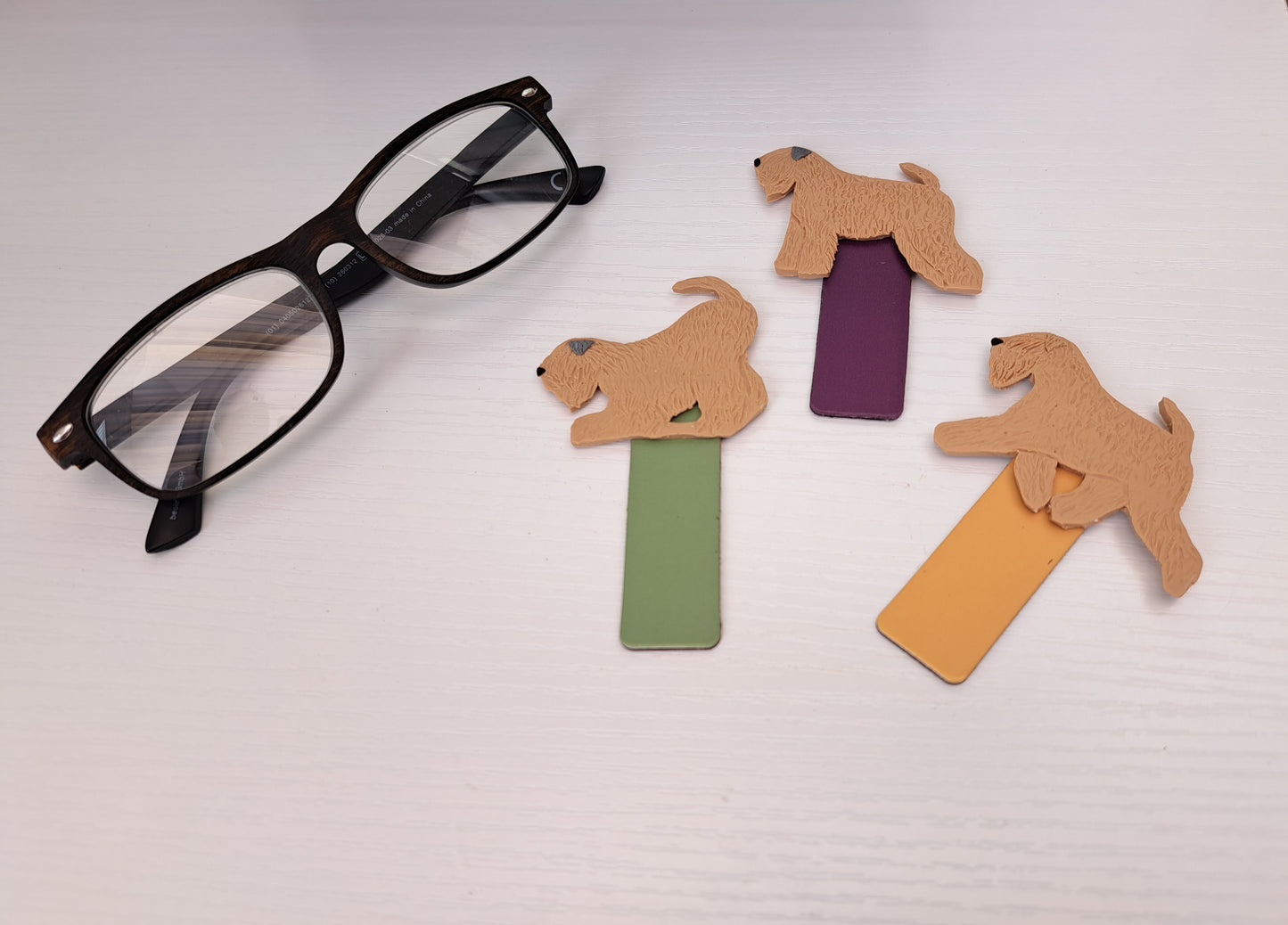 Soft Coated Wheaten Magnetic Bookmark