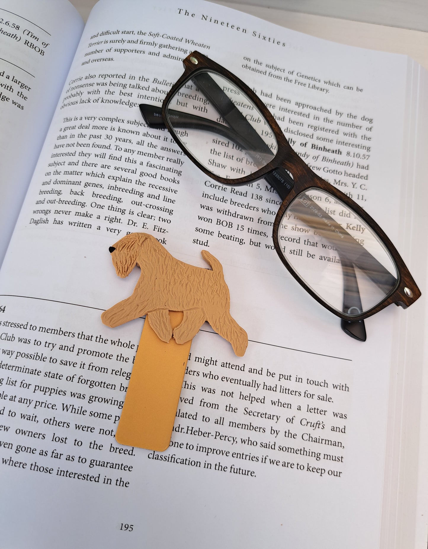 Wheaten Terrier Magnetic Bookmark