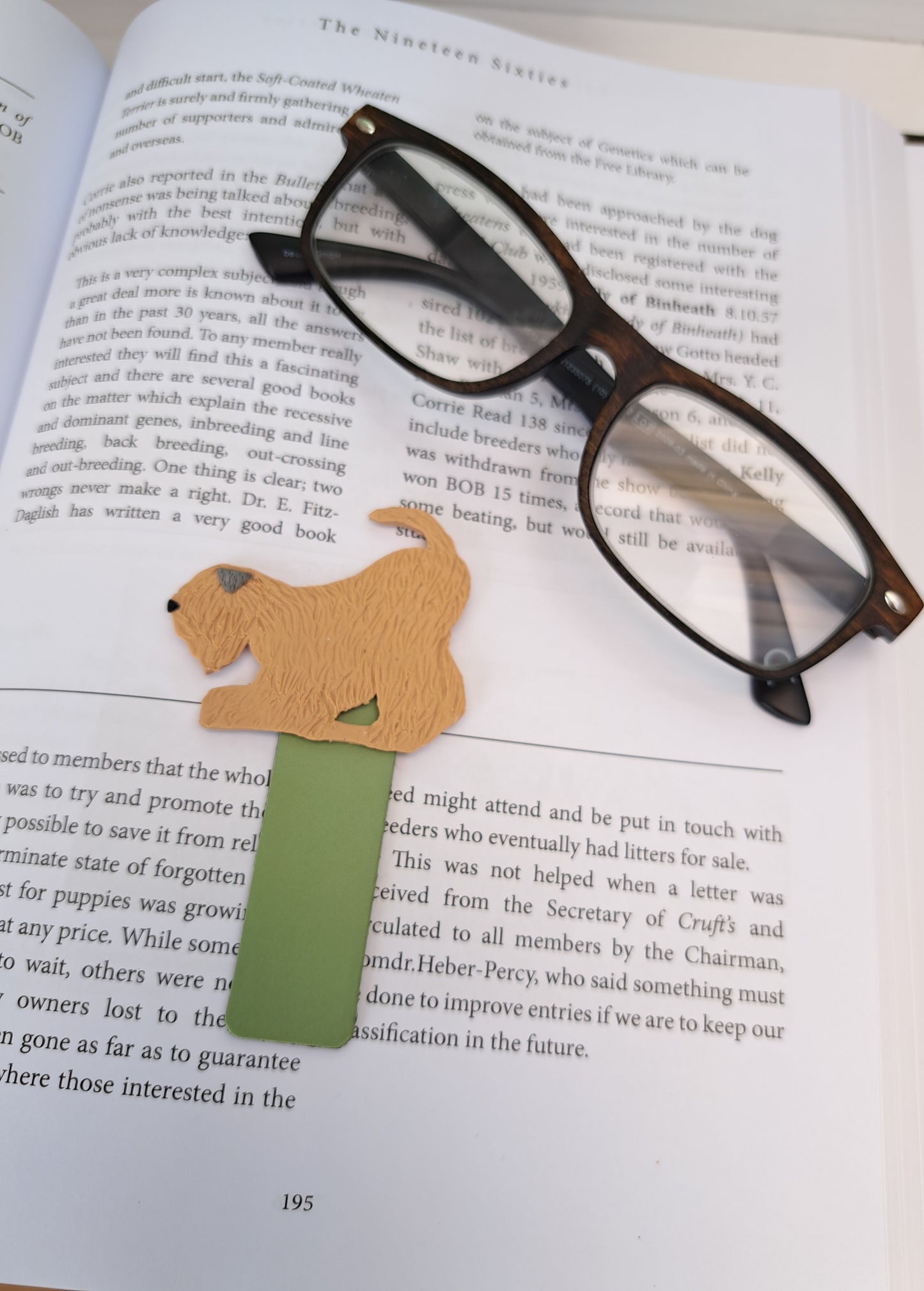 Soft Coated Wheaten Terrier Magnetic Bookmark