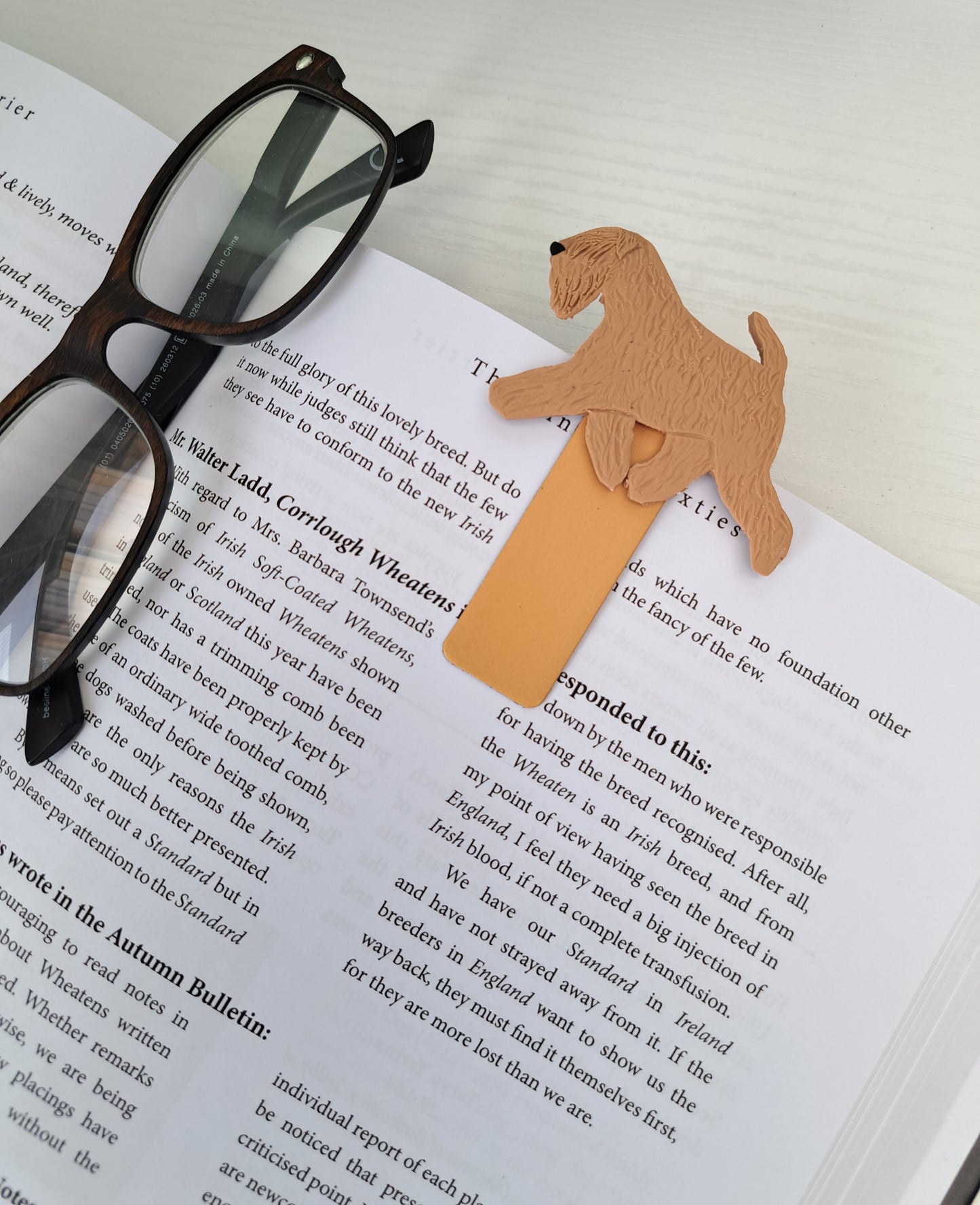 Wheaten Terrier Magnetic Bookmark