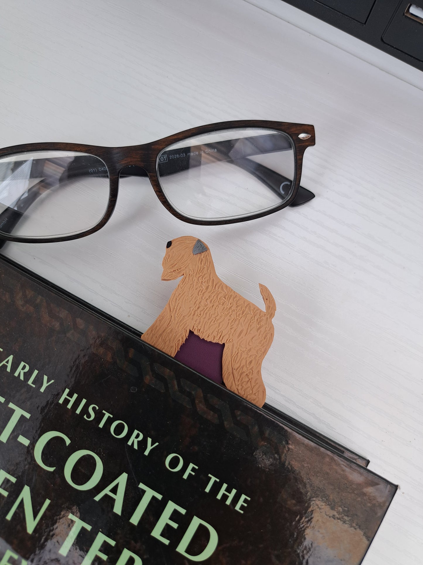 Soft Coated Wheaten Magnetic Bookmark