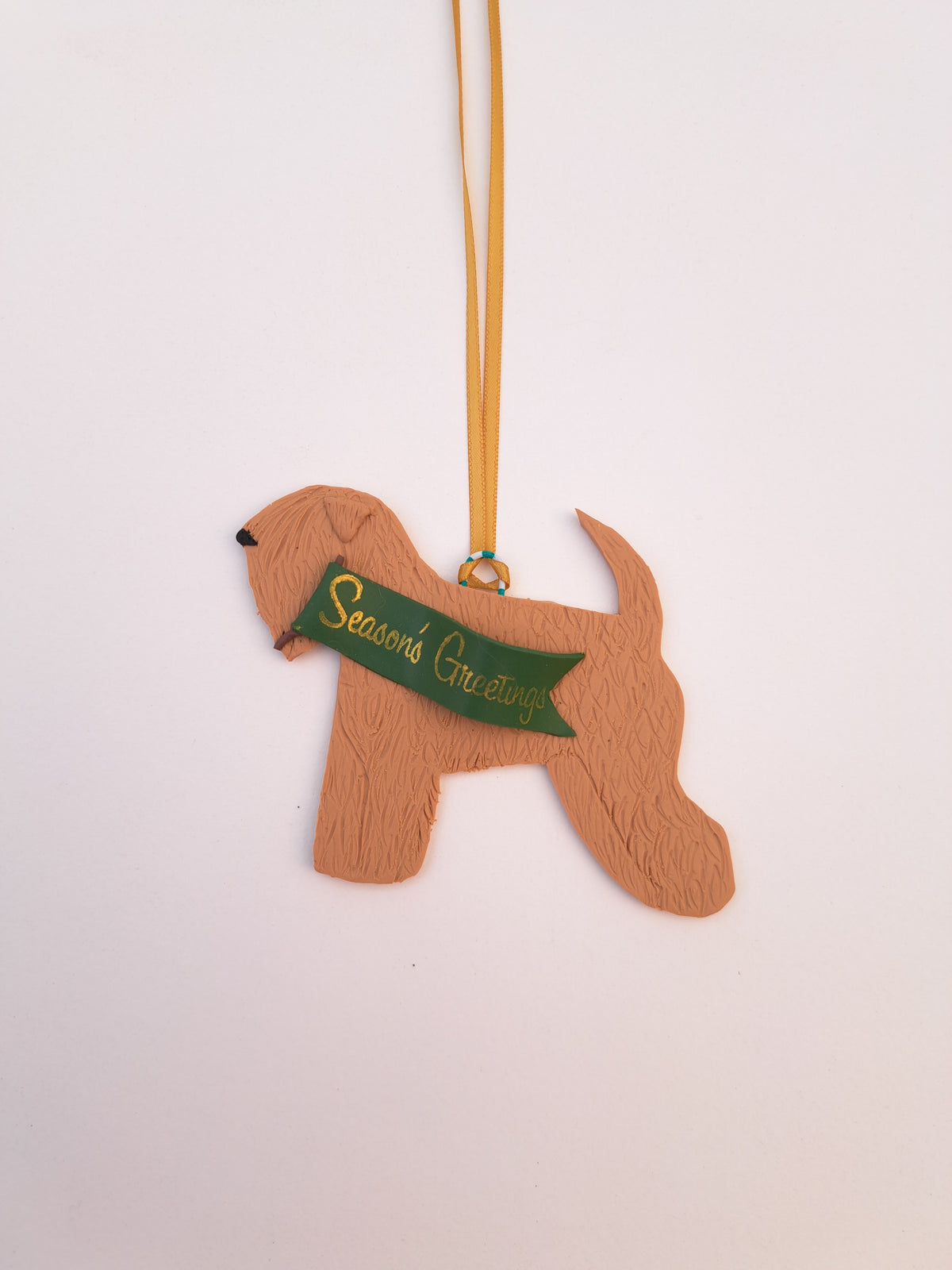 Wheaten Terrier Seasons Greetings Decoration