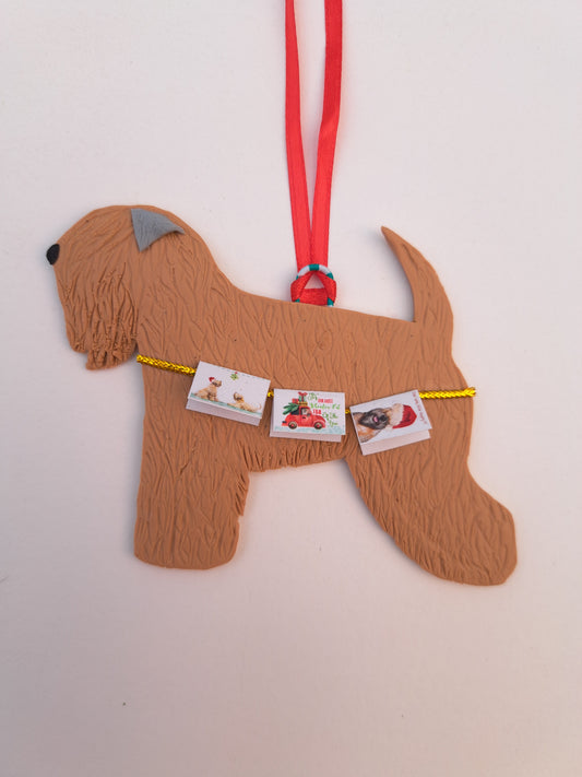 Wheaten Terrier Xmas Decoration