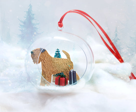 Soft Coated Wheaten Terrier Open Front Bauble