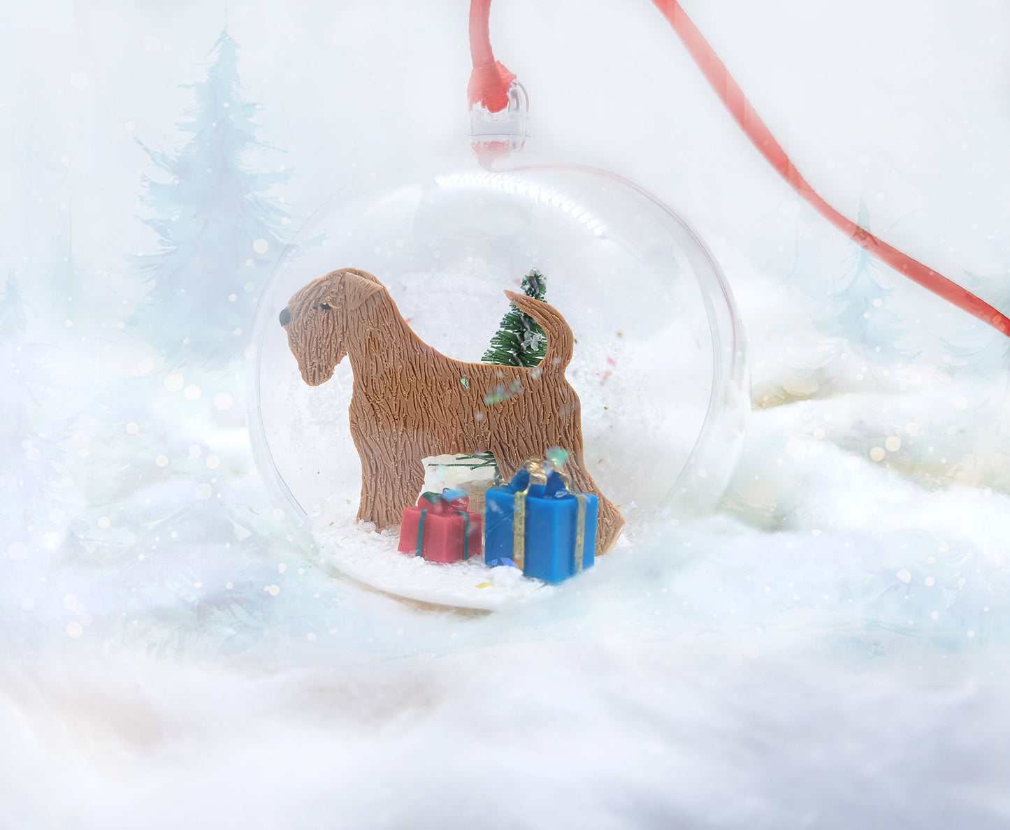 Wheaten Terrier Christmas Bauble