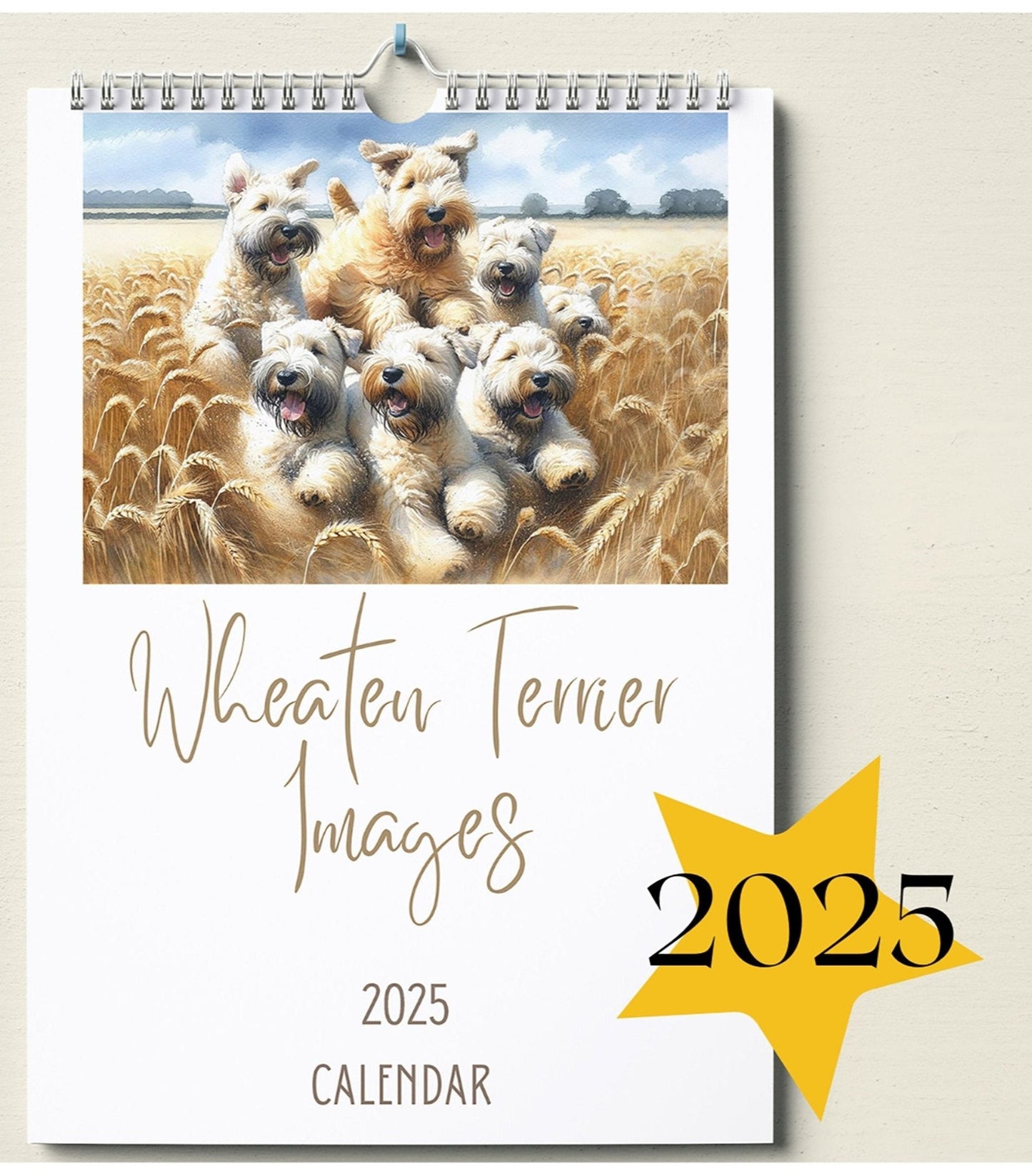 Soft Coated Wheaten Terrier Calendar 2025