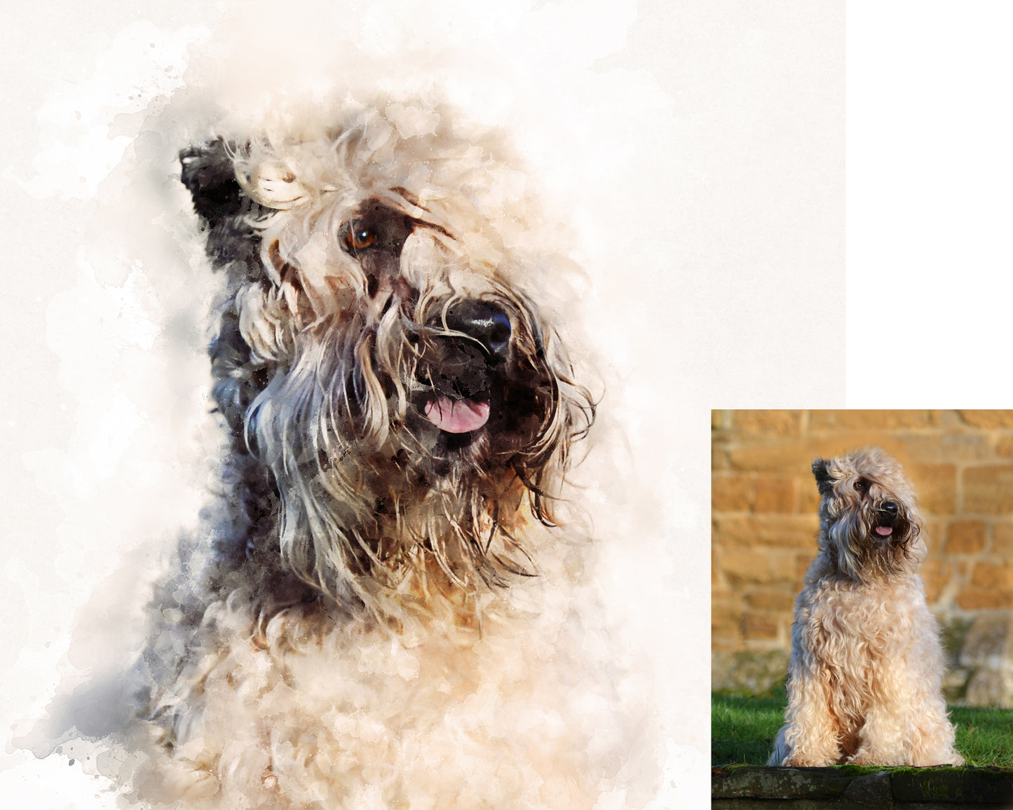 Personalised Digital Watercolour Painting